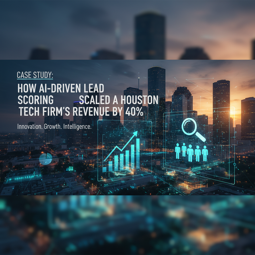 Hero image for Case Study: How AI-Driven Lead Scoring Scaled a Houston Tech Firm’s Revenue by 40%