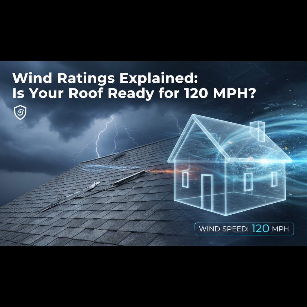 Hero image for Wind Ratings Explained: Is Your Roof Ready for 120 MPH?