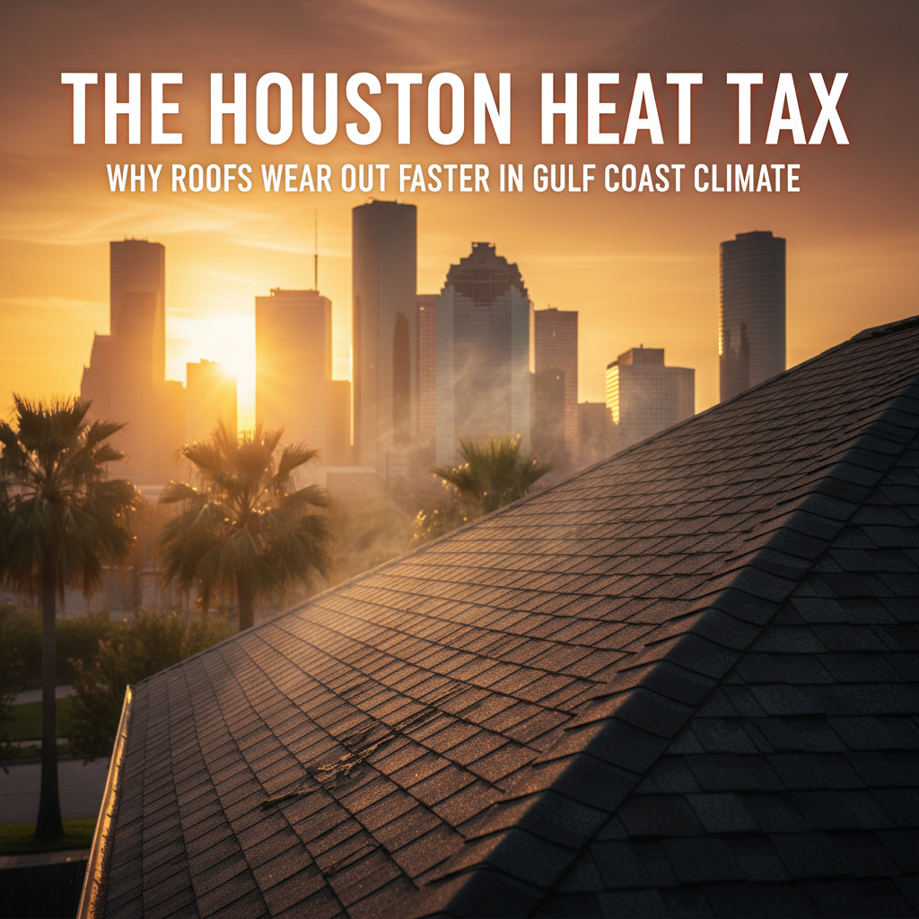 Hero image for The Houston Heat Tax: Why Roofs Wear Out Faster in the Gulf Coast Climate