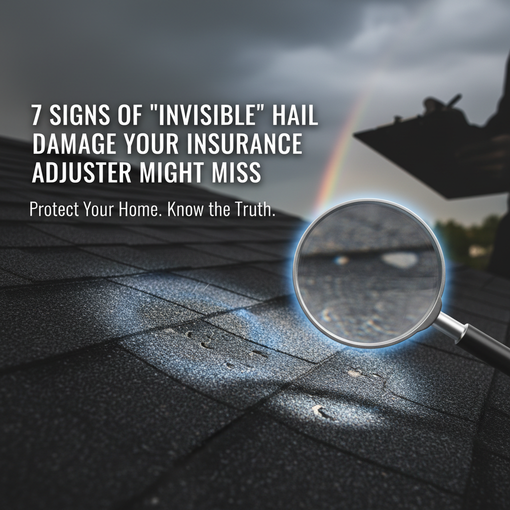Hero image for 7 signs of 'invisible' hail damage your insurance adjuster might miss